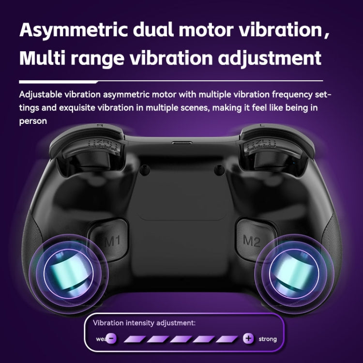 Z01 Wireless Gaming Vortex Dual Hall Body Grip For Switch / PS3 / PS4 / Adroid / IOS(White)