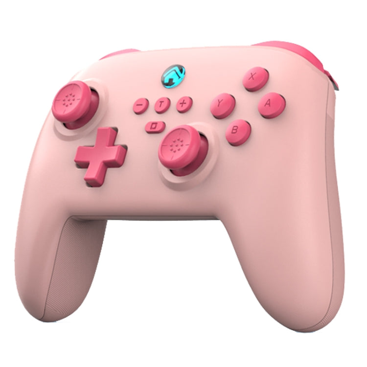 Wireless Bluetooth Gamepad With Wakeup Vibration Body Gamepad For Switch / Android / Apple / PC(Pink)