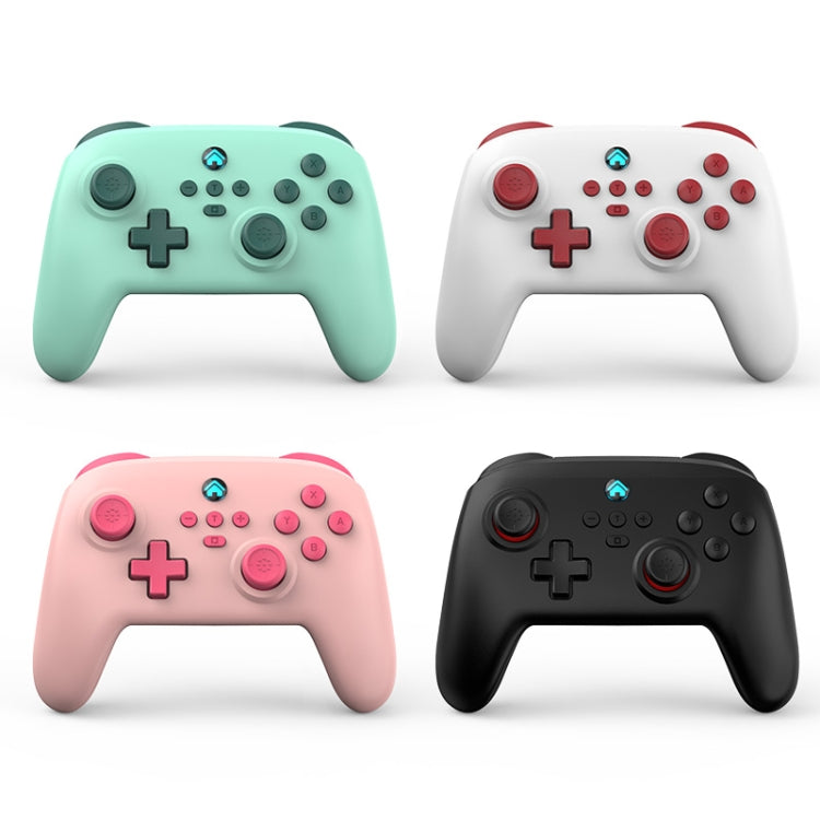 Wireless Bluetooth Gamepad With Wakeup Vibration Body Gamepad For Switch / Android / Apple / PC(Pink)
