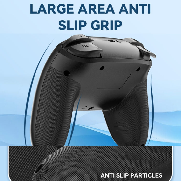 Wireless Bluetooth Gamepad With Wakeup Vibration Body Gamepad For Switch / Android / Apple / PC(Black)