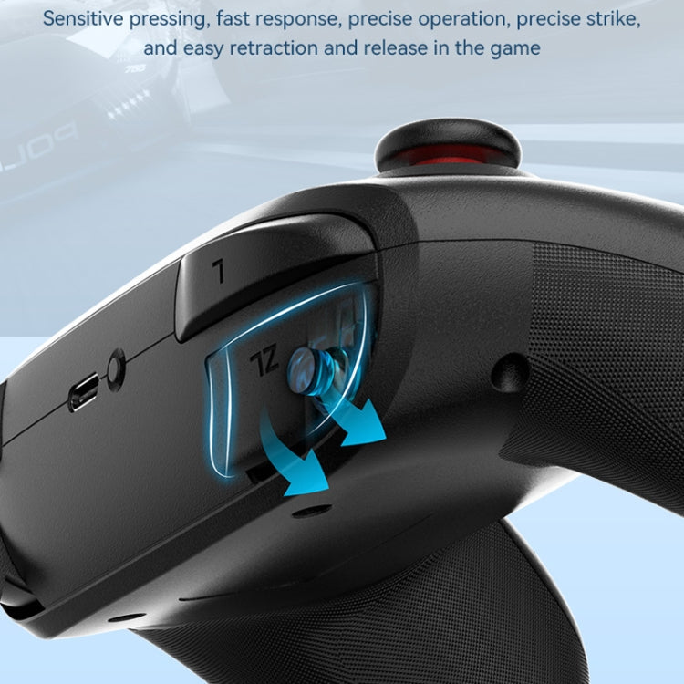 Wireless Bluetooth Gamepad With Wakeup Vibration Body Gamepad For Switch / Android / Apple / PC(Green)