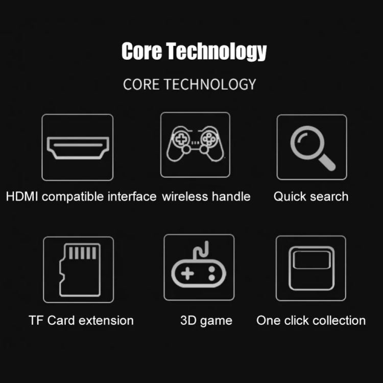 G10 GAMEBOX TV Box Dual System Wireless Android 3D Home 4K HD Game Console Support PS1 / PSP, Style: 64G 30,000+ Games (Black)
