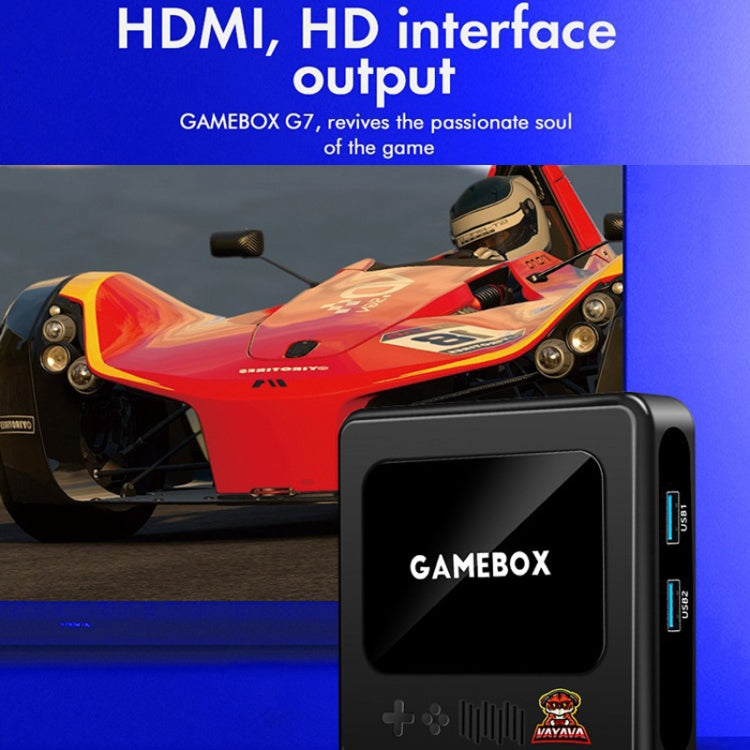 G10 GAMEBOX TV Box Dual System Wireless Android 3D Home 4K HD Game Console Support PS1 / PSP, Style: 64G 30,000+ Games (Black)