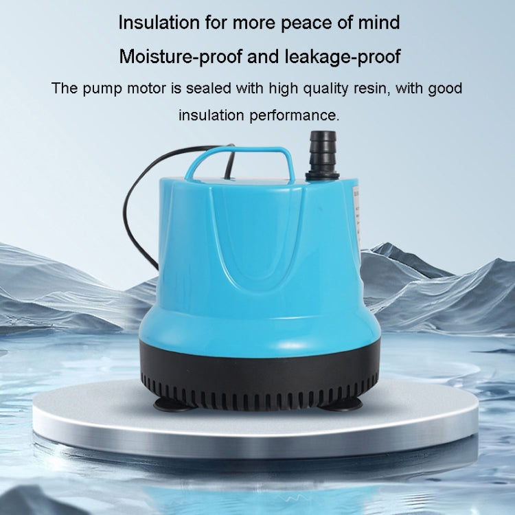 JN-311 12W Anti-Dry Burning Bottom Suction Pump Fish Tank Suction Feces Wigwam Bonsai Submersible Pumps(EU Plug)