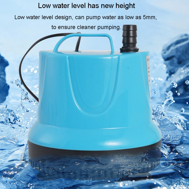JN-311 12W Anti-Dry Burning Bottom Suction Pump Fish Tank Suction Feces Wigwam Bonsai Submersible Pumps(US Plug)