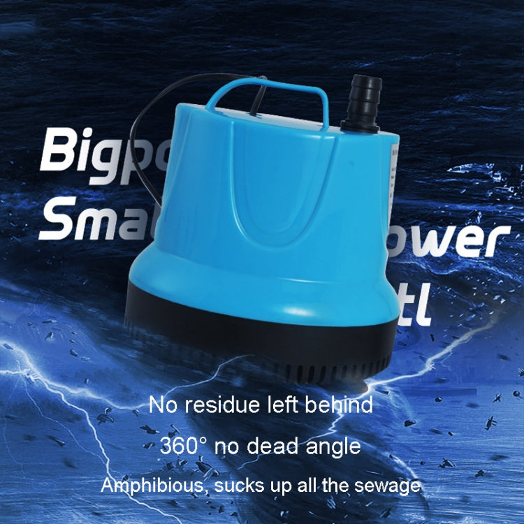 JN-311 12W Anti-Dry Burning Bottom Suction Pump Fish Tank Suction Feces Wigwam Bonsai Submersible Pumps(US Plug)