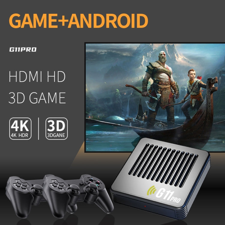 G11 PRO Game Machine TV Box Dual System HDMI HD 4K Retro Arcade, Style: 256G 60,000+ Games