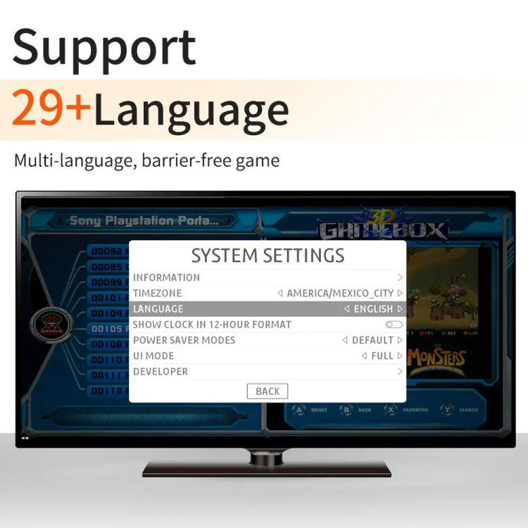 G11 PRO Game Machine TV Box Dual System HDMI HD 4K Retro Arcade, Style: 256G+Charging Handle