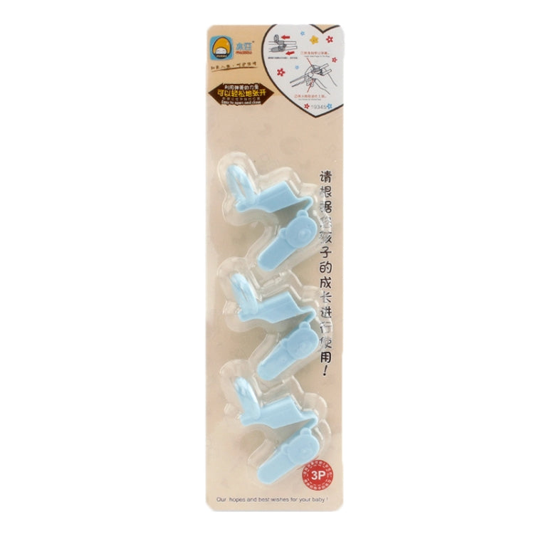 3pcs/set Children Chopstick Grip Corrector Non-slip Practice Chopsticks Finger Cots, Random Packaging Delivery(Blue)