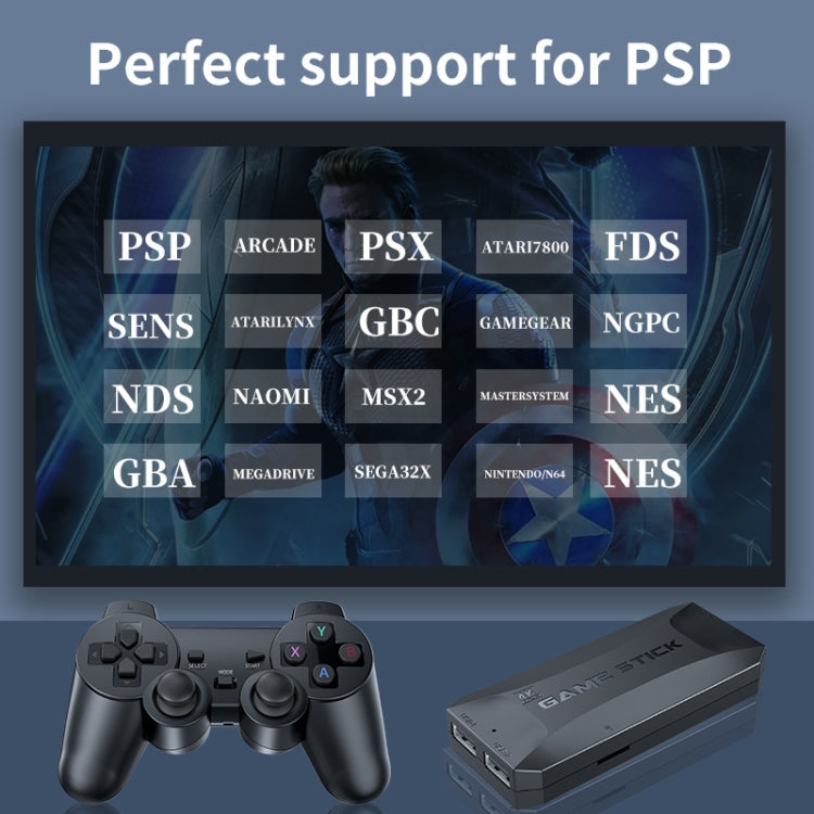 M16 3D HD 4K HDMI Video Game Console, Memory: 128G