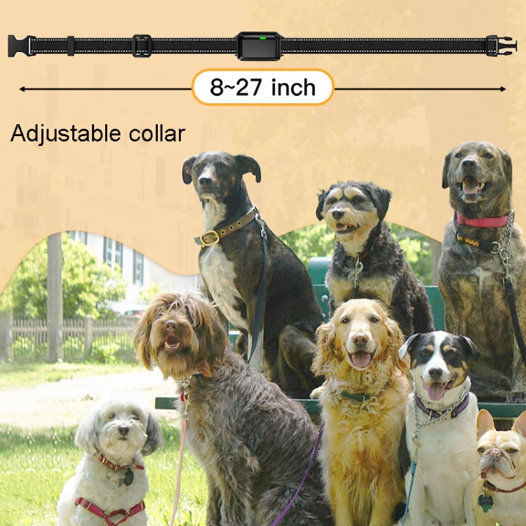 Color Screen Dragon Two Remote Control Pet Electric Shock Circular Dog Trainer(Black)