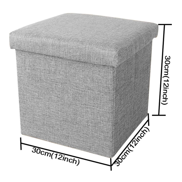 Home Foldable Fabric Storage Chairs Multifunctional Square Sofa, Color: Sky Blue