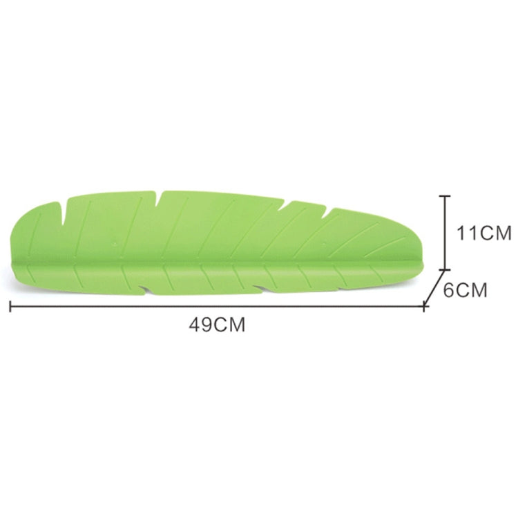 Leaf Shape Kitchen Sink Silicone Water Deflector Home Dishwashing Suction Cup Anti-splash Tools(White)