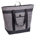 Foldable Oxford Cloth Handheld Aluminum Foil Ice Bag Large Capacity Picnic Tote Bag Waterproof Dirty Resistant Lunch Insulation Bag(Dark Gray)