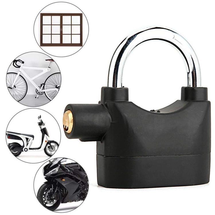 Long Beam Model Outdoor Door Anti-Theft Alarm Lock Waterproof Anti-Pick Motorcycle Bicycle Padlock