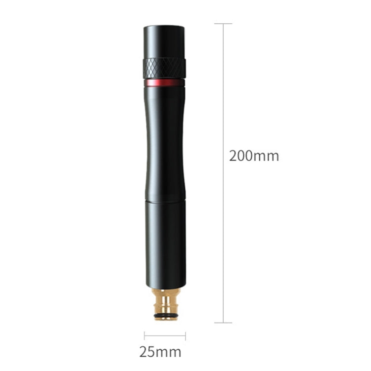 Straight Car Wash Watering Sprinkler High Pressure Garden Irrigation(Black)