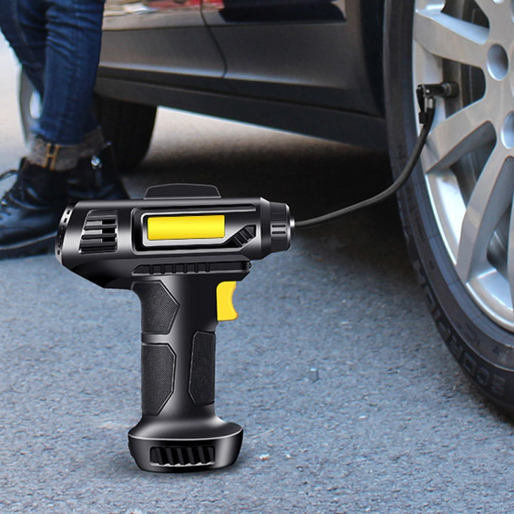 Portable Multifunctional Car Inflator Automobile Tire Pneumatic Pump, Model: Wired Pointer