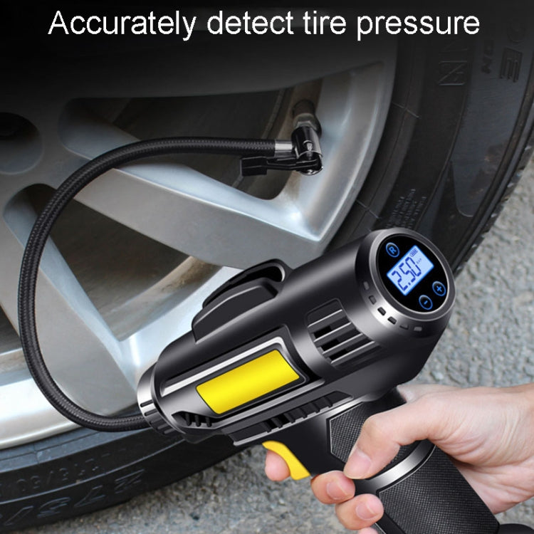 Portable Multifunctional Car Inflator Automobile Tire Pneumatic Pump, Model: Wired Pointer