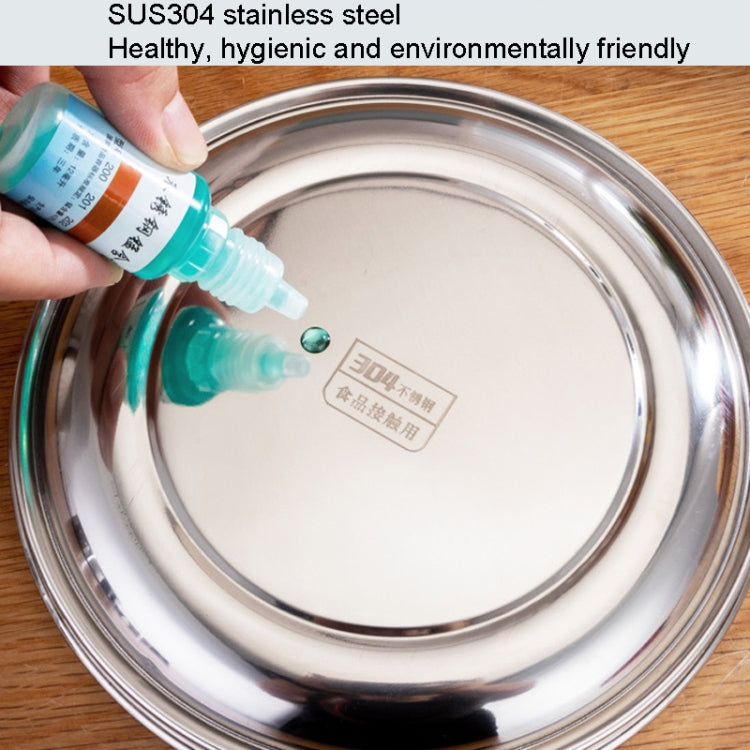 14cm Double Layer 304 Stainless Steel Round Lunch Box