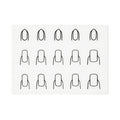 Silicone Manicure Pads Nail Sticker Printing Filling Coloring Pads(21x15cm B)