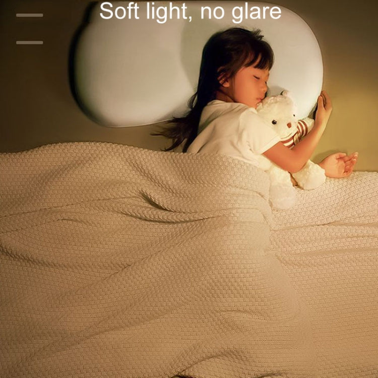 LED Sleeping Night Light Bedroom Warm Light Ambiance Bedside Lamp, Model: Rechargeable 4000mAh