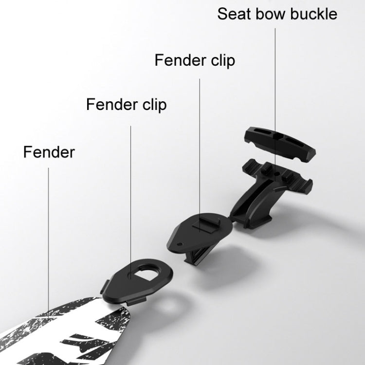 ENLEE EA2305 Quick Detachable Bicycle Mudguard Road And Mountain Bike Fenders, Style: A Model