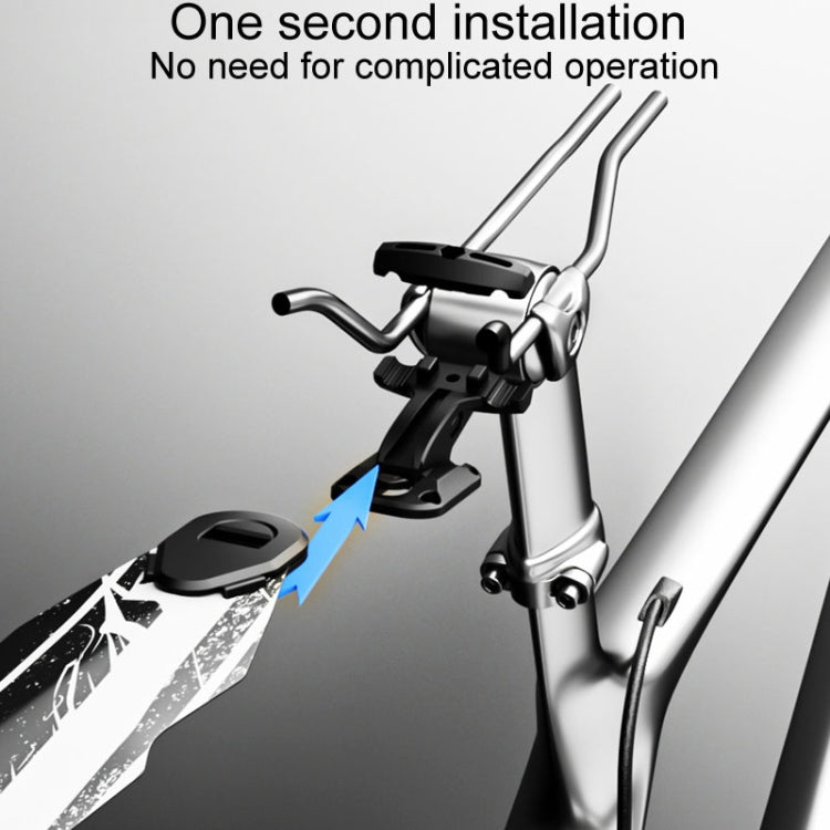 ENLEE EA2305 Quick Detachable Bicycle Mudguard Road And Mountain Bike Fenders, Style: A Model