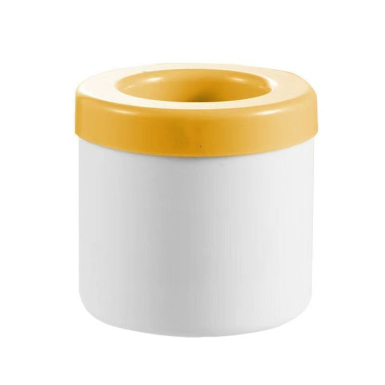 Cylindrical Silicone Ice Cube Cup Ice Making Mold(Yellow)