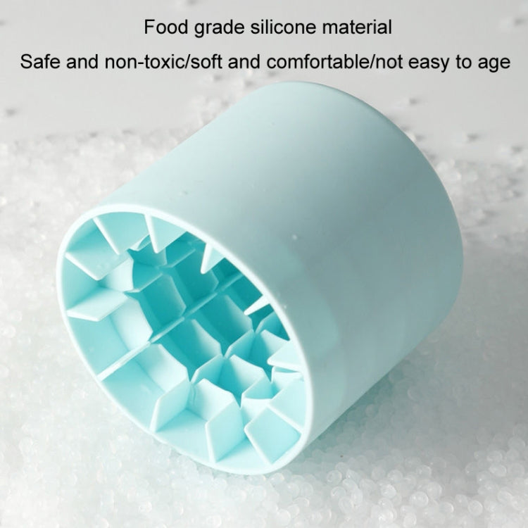 Cylindrical Silicone Ice Cube Cup Ice Making Mold(Pink)