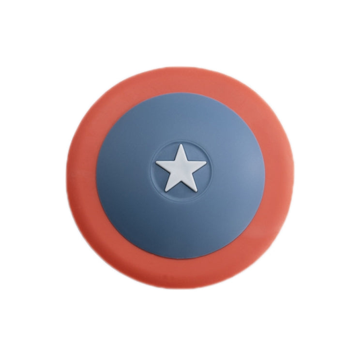 Push Switch Kitchen Sink Filter Deodorizer Cover(Blue Red)