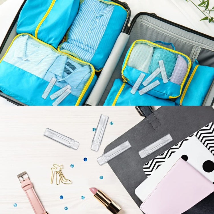 Foldable Toothbrush Set For Traveling Business Portable Hotel Transparent Storage Toothbrush, Packing: OPP Bag