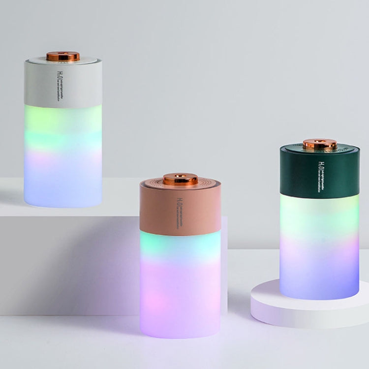 USB Colorful Cup Humidifier Home Car Ambient Light Desktop Air Purifier(White)