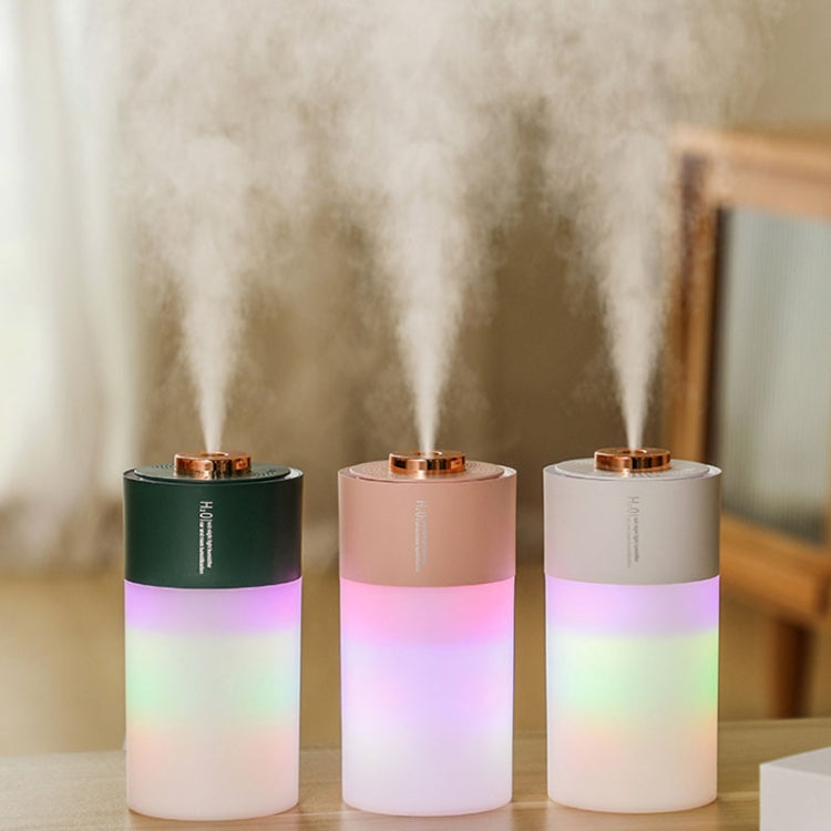 USB Colorful Cup Humidifier Home Car Ambient Light Desktop Air Purifier(Green)