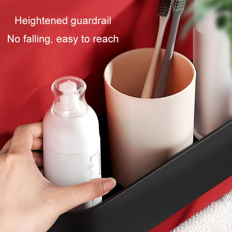 Toilet Shelf No-Punch Bathroom Storage Rack, Specification: 40cm Matte