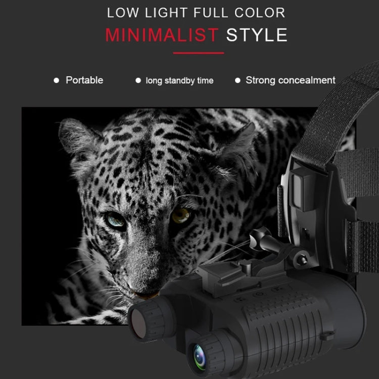 NV8160 Head-Mounted Night Vision Device Binocular Digital 2.7 Inch Screen Outdoor Infrared Night Vision Telescope