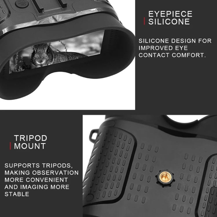 NV8160 Head-Mounted Night Vision Device Binocular Digital 2.7 Inch Screen Outdoor Infrared Night Vision Telescope