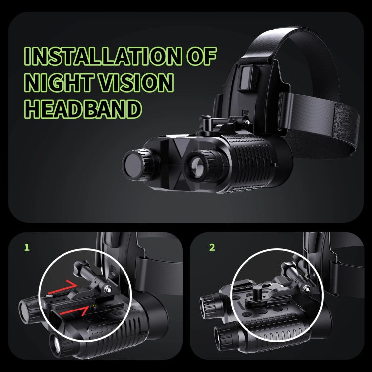 NV8160 Head-Mounted Night Vision Device Binocular Digital 2.7 Inch Screen Outdoor Infrared Night Vision Telescope