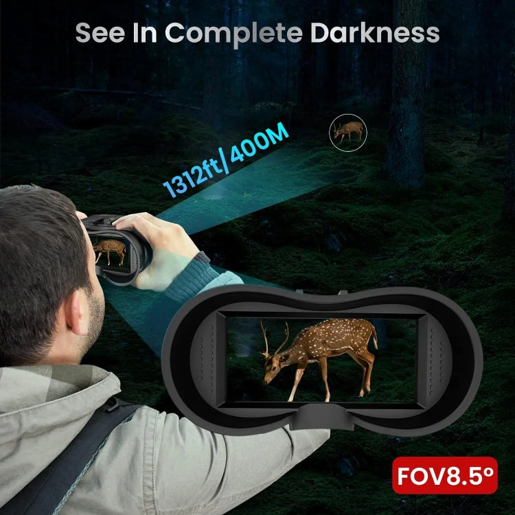 NV8160 Head-Mounted Night Vision Device Binocular Digital 2.7 Inch Screen Outdoor Infrared Night Vision Telescope