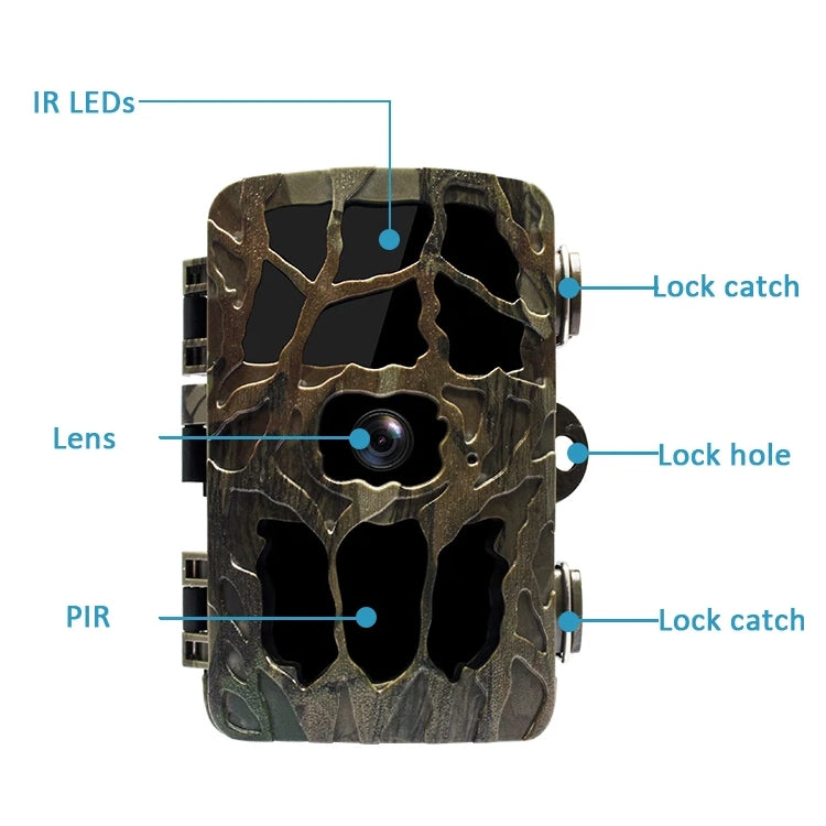H982 4K Infrared Waterproof Induction Night Vision Monitor Animal HD Outdoor Cameras(Camouflage)
