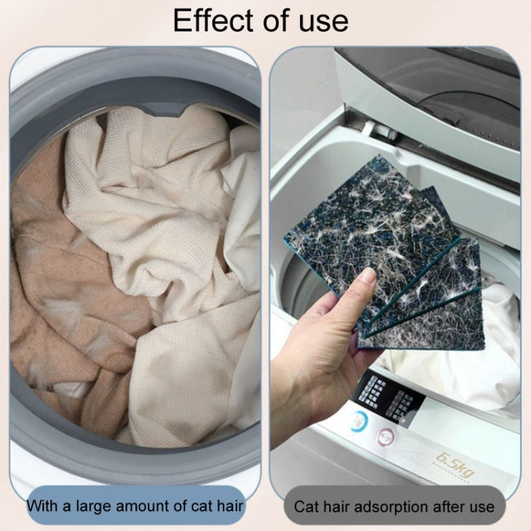 Washing Machine Sticky Hair Remover Cleaning Filter Anti-Sticky Suction Hair Piece(Blue Black)