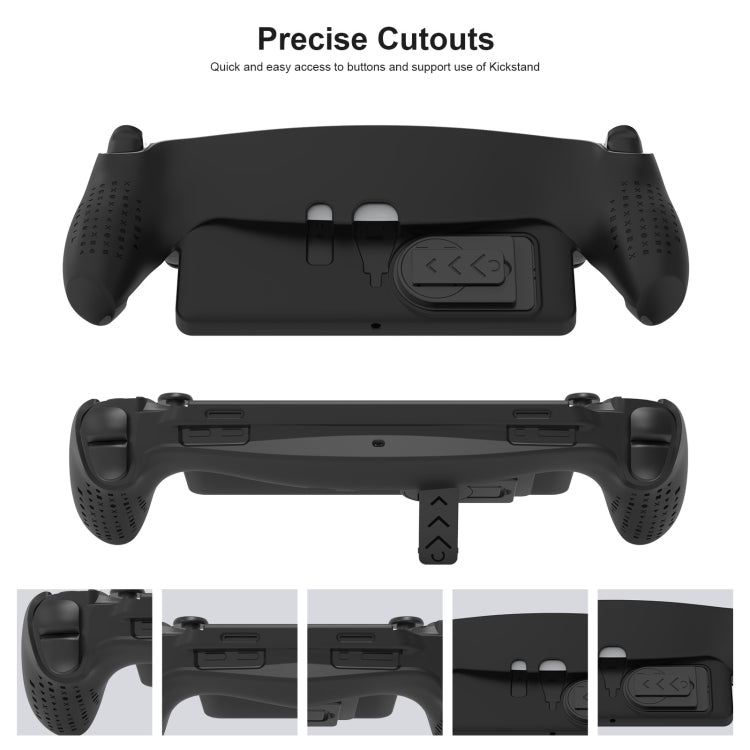 For PlayStation Portal Handle JYS TPU Protective Case With Stand(White)