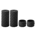 ENLEE E22805 4pcs /Set Road Bike Handlebar Strap Holder Bicycle Non-Slip Lever Strap Fixing Ring(Black)