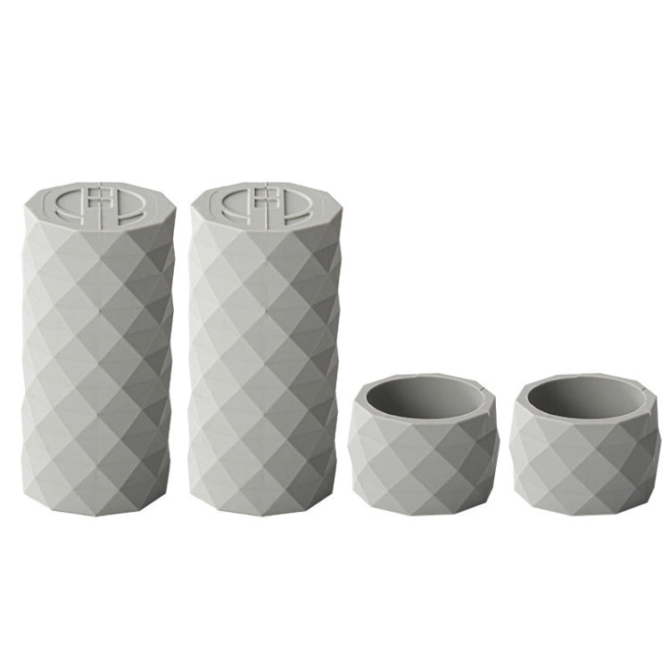 ENLEE E22805 4pcs /Set Road Bike Handlebar Strap Holder Bicycle Non-Slip Lever Strap Fixing Ring(Gray)