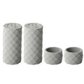 ENLEE E22805 4pcs /Set Road Bike Handlebar Strap Holder Bicycle Non-Slip Lever Strap Fixing Ring(Gray)
