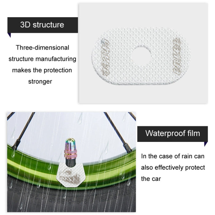 ENLEE E-Q234 1pair Bicycle Universal Valve Stickers Bike Touring Wheel Decorative Stripes, Model: G Model