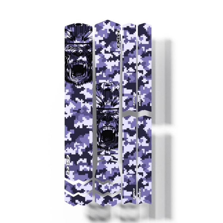 ENLEE E14611 10pcs /Set Bicycle TPU Invisible Film Road Bike Body Jersey Color Changing Membrane, Model: Camouflage