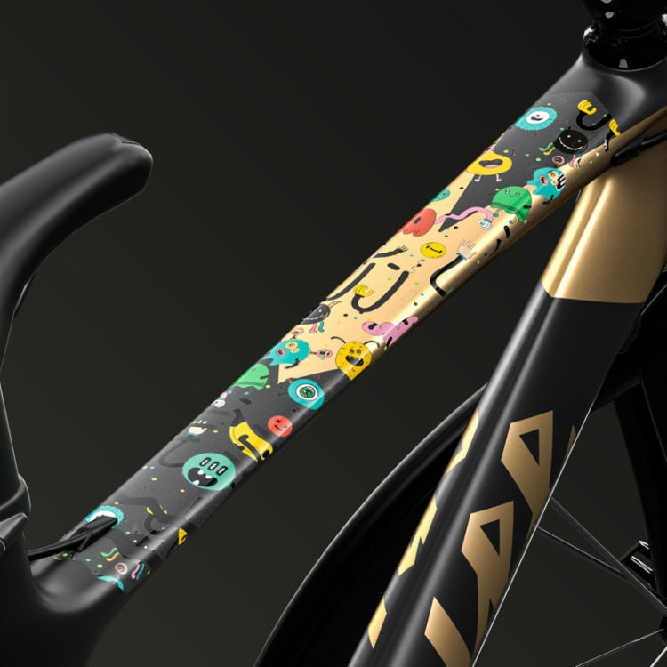 ENLEE E14611 10pcs /Set Bicycle TPU Invisible Film Road Bike Body Jersey Color Changing Membrane, Model: Sunset
