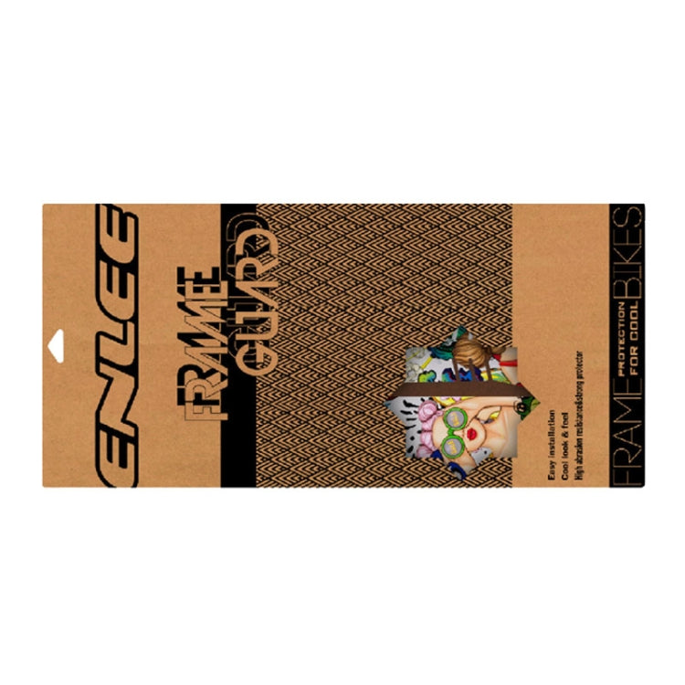 ENLEE E14611 10pcs /Set Bicycle TPU Invisible Film Road Bike Body Jersey Color Changing Membrane, Model: Sunset