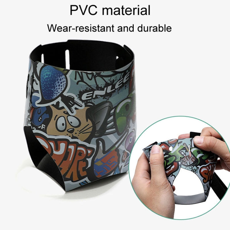 ENLEE Bicycle Water Bottle Cage Mountain Road Bike Universal Folding Water Cup Holder, Model: Graffiti