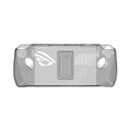 For ASUS ROG Ally Pocket Console Protective Case Transparent Crystal Case TPU Protective Case Accessories(Transparent Black)